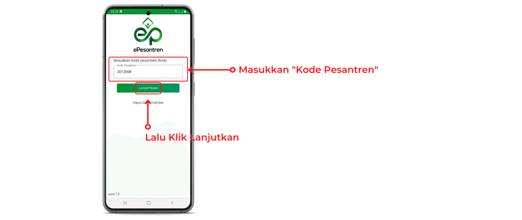 Cara Login Aplikasi Mobile Epresensi Pusat Tutorial Epesantren