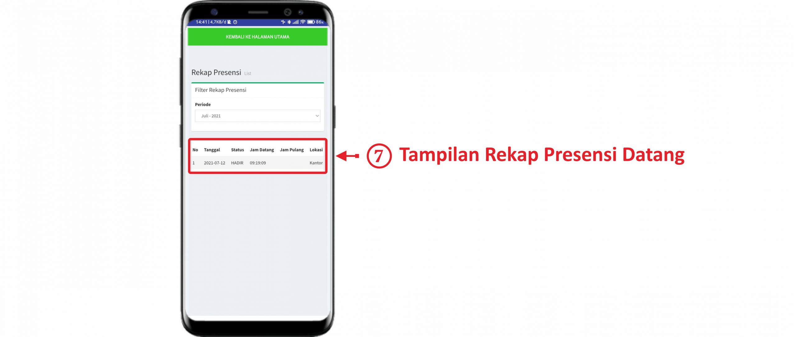 Cara Presensi Datang Mobile Epresensi Pusat Tutorial Epesantren